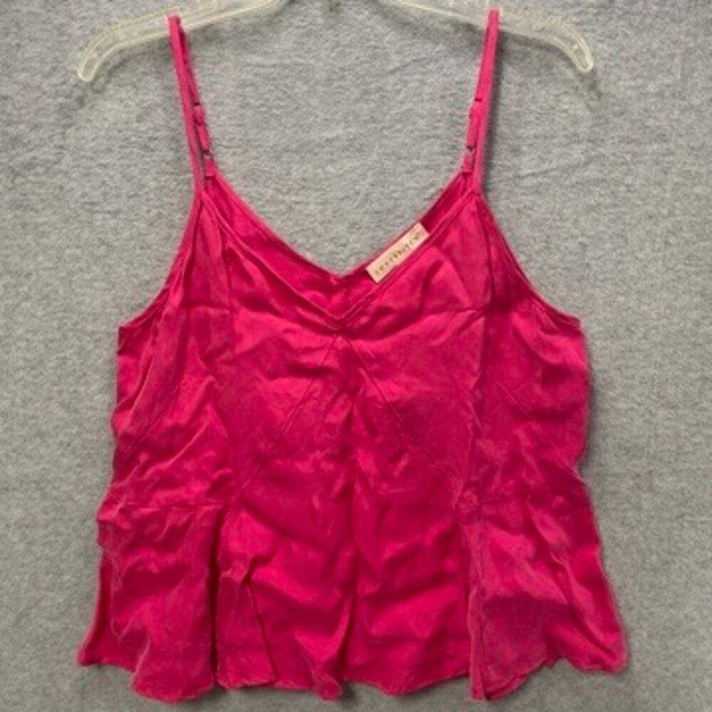 NEW Love Stitch For Evereve Hot Pink Cami Size Large